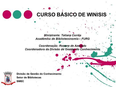 CURSO BÁSICO DE WINISIS