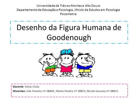 Desenho da Figura Humana de Goodenough