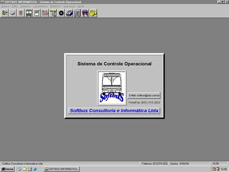 Controle Operacional -Plataforma Windows (9X,XP,2000) -Multi-Usuário (NT, Novell, Windows) -Controle de Senhas -Interface Amigável -Exportação de Relatórios.