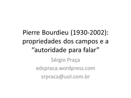 Sérgio Praça edspraca.wordpress.com