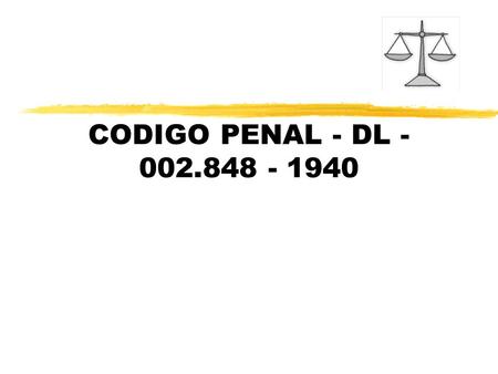 CODIGO PENAL - DL - 002.848 - 1940.