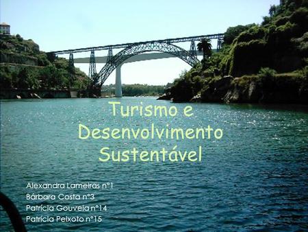 Turismo e Desenvolvimento Sustentável