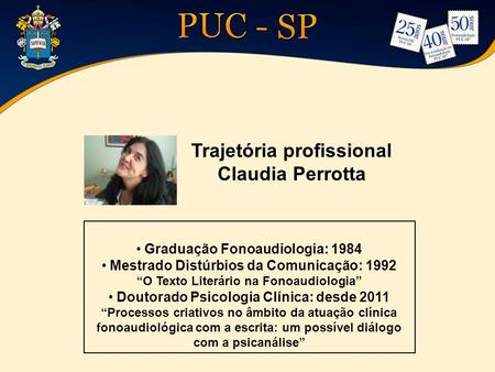 Trajetória profissional Claudia Perrotta