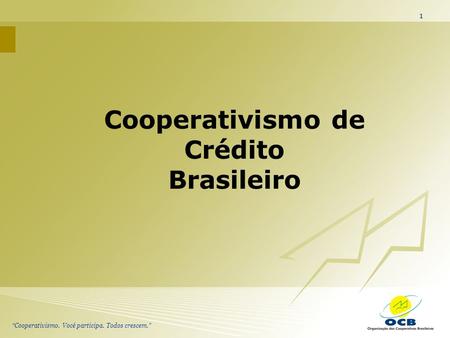 Cooperativismo de Crédito Brasileiro