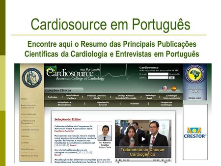 Cardiosource em Português
