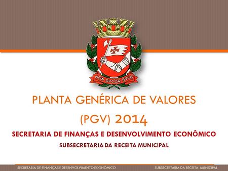 PLANTA GENÉRICA DE VALORES (PGV) 2014