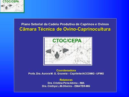 CTOC/CEPA Câmara Técnica de Ovino-Caprinocultura
