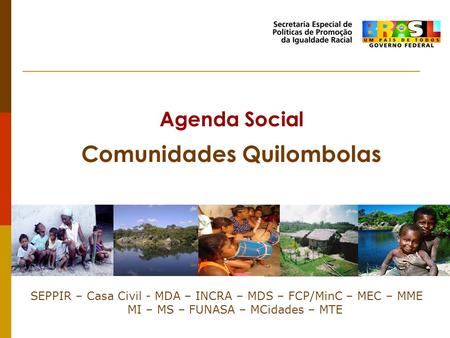 Comunidades Quilombolas