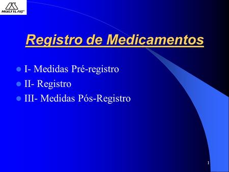 Registro de Medicamentos