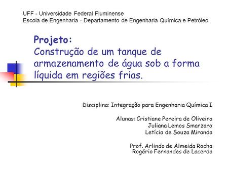 UFF - Universidade Federal Fluminense