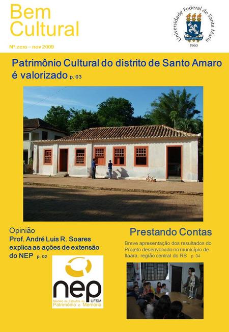Bem  Cultural Nº zero – nov 2009