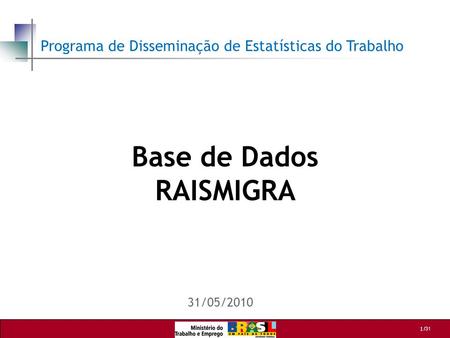 Base de Dados RAISMIGRA