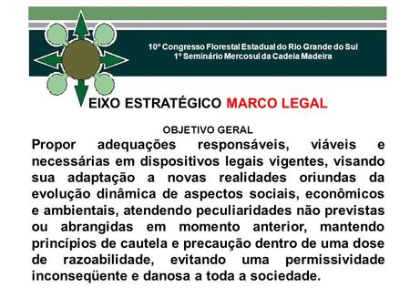 EIXO ESTRATÉGICO MARCO LEGAL