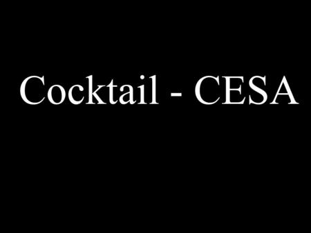 Cocktail - CESA.