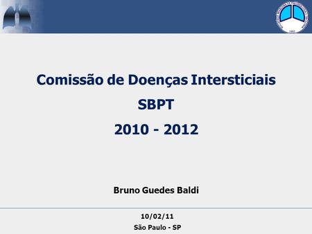 Comissão de Doenças Intersticiais SBPT