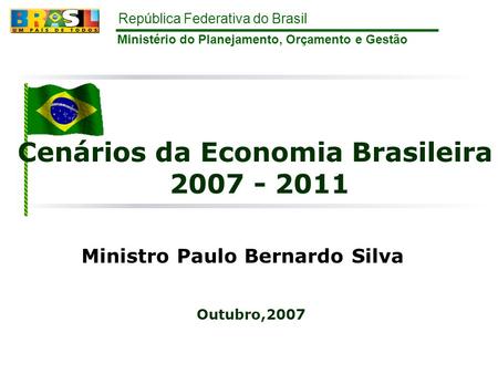 Cenários da Economia Brasileira