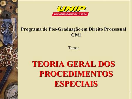Programa de Pós-Graduação em Direito Processual Civil