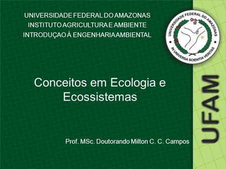 Conceitos em Ecologia e Ecossistemas