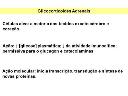 Glicocorticoides Adrenais
