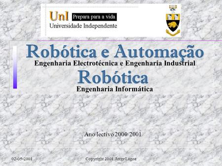 Robótica e Automação Robótica