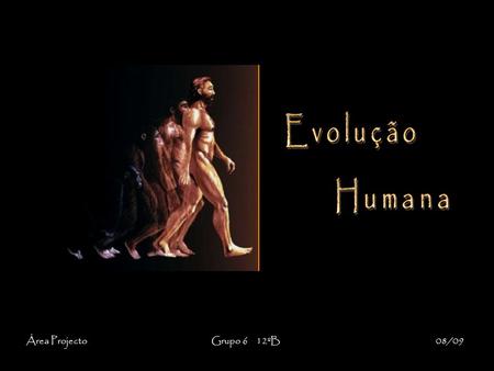Evolução Humana Área Projecto  Grupo 6 12ºB.