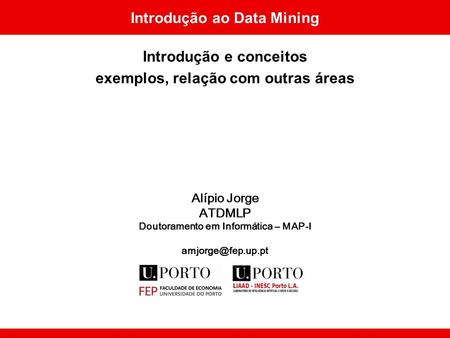 Introdução ao Data Mining