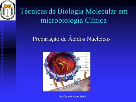 Técnicas de Biologia Molecular em microbiologia Clínica