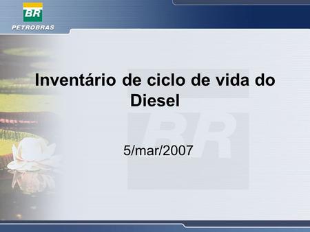 Inventário de ciclo de vida do Diesel