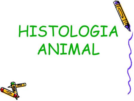 HISTOLOGIA ANIMAL.