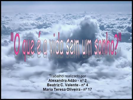 Maria Teresa Oliveira - nº 17