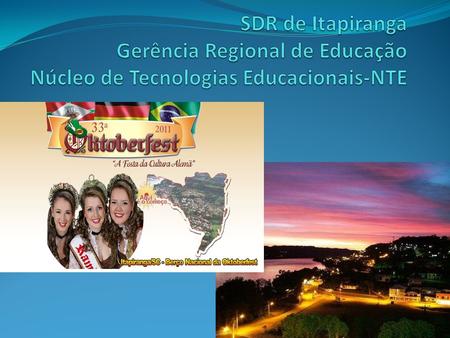 Projeto de reestruturação das carteiras informatizadas Nosso objetivo é compartilhar a ideia com todos os NTEs do Estado de Santa Catarina, uma vez que.
