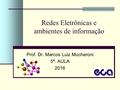 Redes Eletrônicas e ambientes de informação Prof. Dr. Marcos Luiz Mucheroni 5ª. AULA 2016.