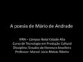 A poesia de Mário de Andrade