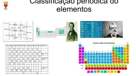 Classificação periódica do elementos. A organização dos elementos Até o final do século XVII apenas 33 elementos haviam sidos descobertos. Entretanto,