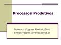 Professor: Vagner Alves da Silva