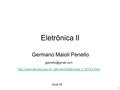 1 Eletrônica II Germano Maioli Penello Aula 05  II_2015-2.html.