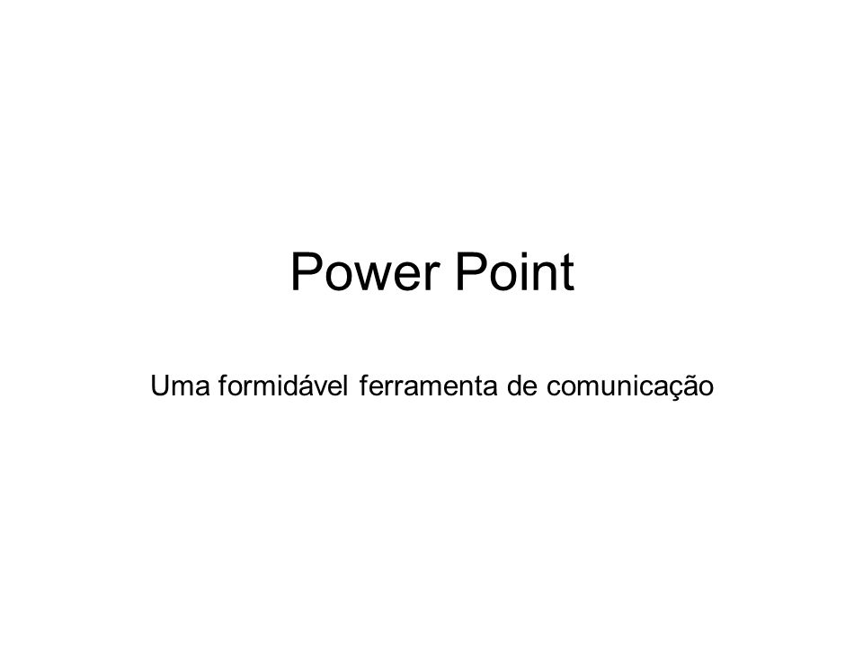 Tamanho de fonte para apresentação power point