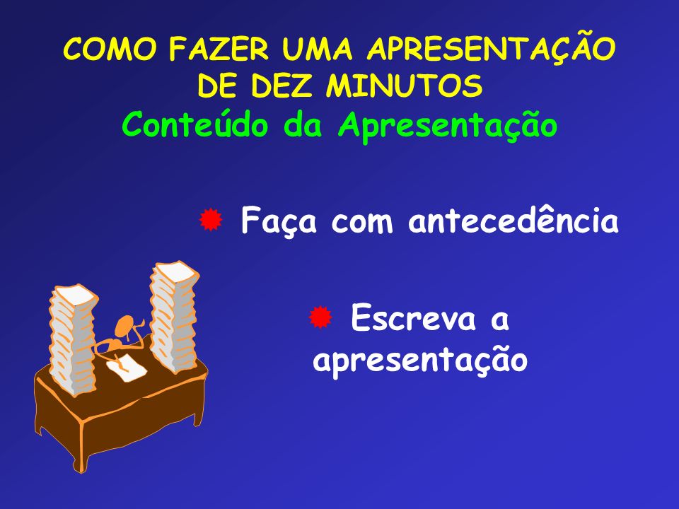 Como elaborar slides para apresentação de projeto de pesquisa