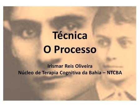 Núcleo de Terapia Cognitiva da Bahia – NTCBA
