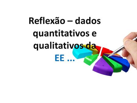 Reflexão – dados quantitativos e qualitativos da