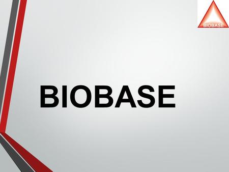 BIOBASE. APRESENTAÇÃO Fundada em 25 de Julho de 2002, a Biobase é uma empresa atuante no segmento médico-hospitalar, a qual fabrica e comercializa produtos.