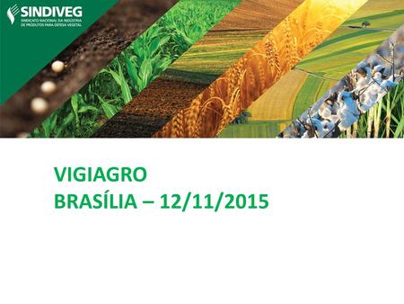 VIGIAGRO BRASÍLIA – 12/11/2015. CAMPANHA CONTRA OS AGROQUÍMICOS ILEGAIS.