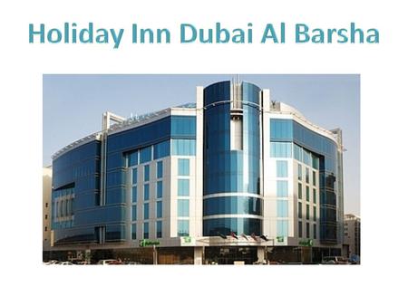 Um elegante e cosmopolita hotel em meio às ruas movimentado da Nova Dubai No coração da cidade, no centro do horizonte mais alto do mundo, o Holiday.