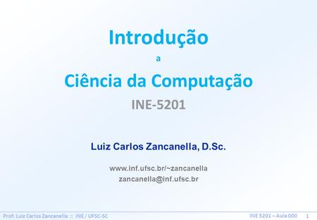 Luiz Carlos Zancanella, D.Sc.