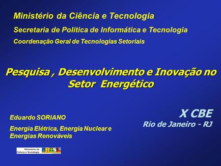 Pesquisa , Desenvolvimento e Inovação no Setor Energético