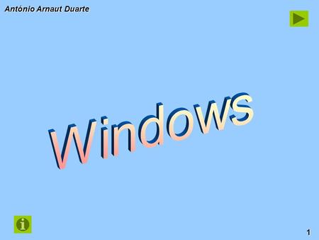 1 António Arnaut Duarte. 2 Ambiente WindowsAmbiente WindowsAmbiente WindowsAmbiente Windows Explorador do WindowsExplorador do WindowsExplorador do WindowsExplorador.