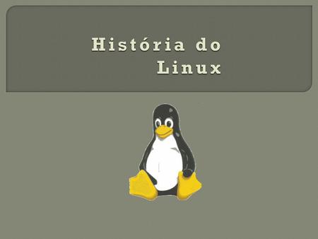 História do Linux.