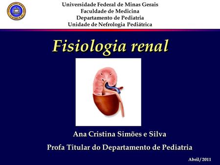Fisiologia renal Ana Cristina Simões e Silva