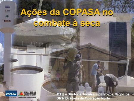 Ações da COPASA no combate à seca