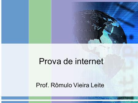 Prof. Rômulo Vieira Leite